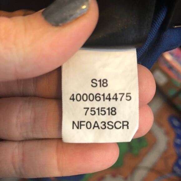 The North Face Crop Legging Mid Rise Athletic Workout Blue Medium - Picture 8 of 9